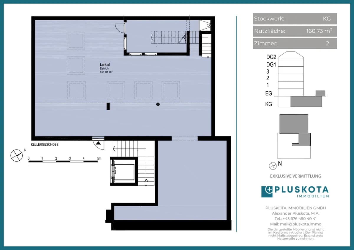 2-Zimmer-Gewerbeimmobilie mieten in Wien – 161 m², € 1.777 – Bild 9 von 9