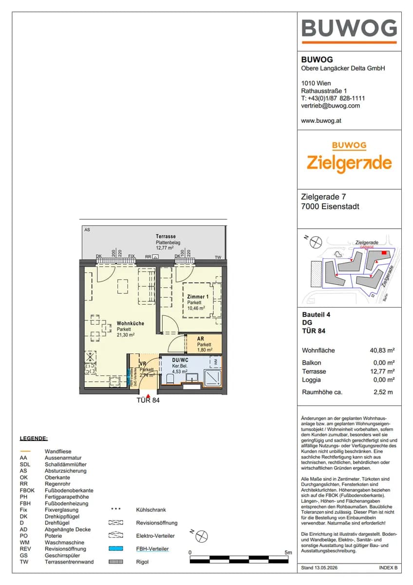 2-Zimmer-Wohnung kaufen in Eisenstadt – 40,15 m², € 208.000 – Bild 3 von 7