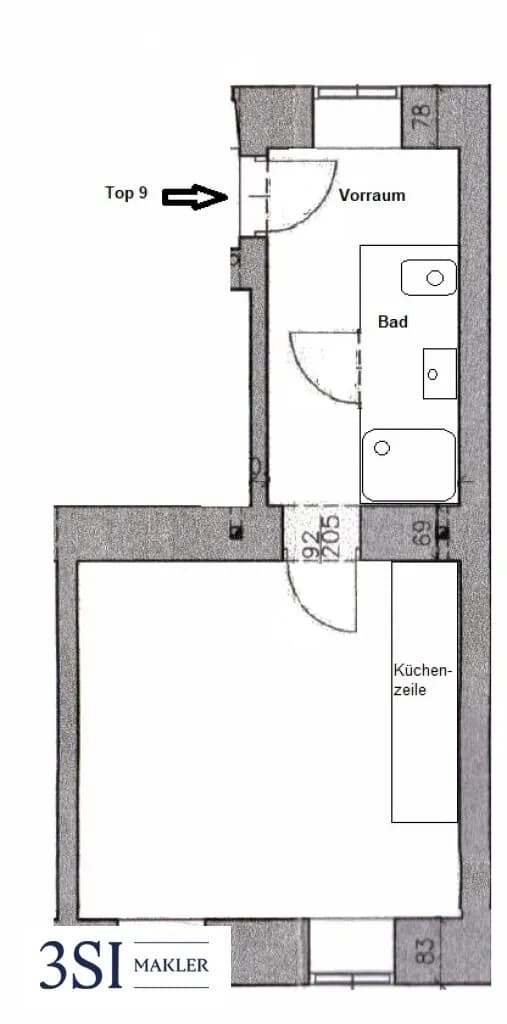 1-Zimmer-Wohnung kaufen in Wien – 33,62 m², € 215.000 – Bild 8 von 8