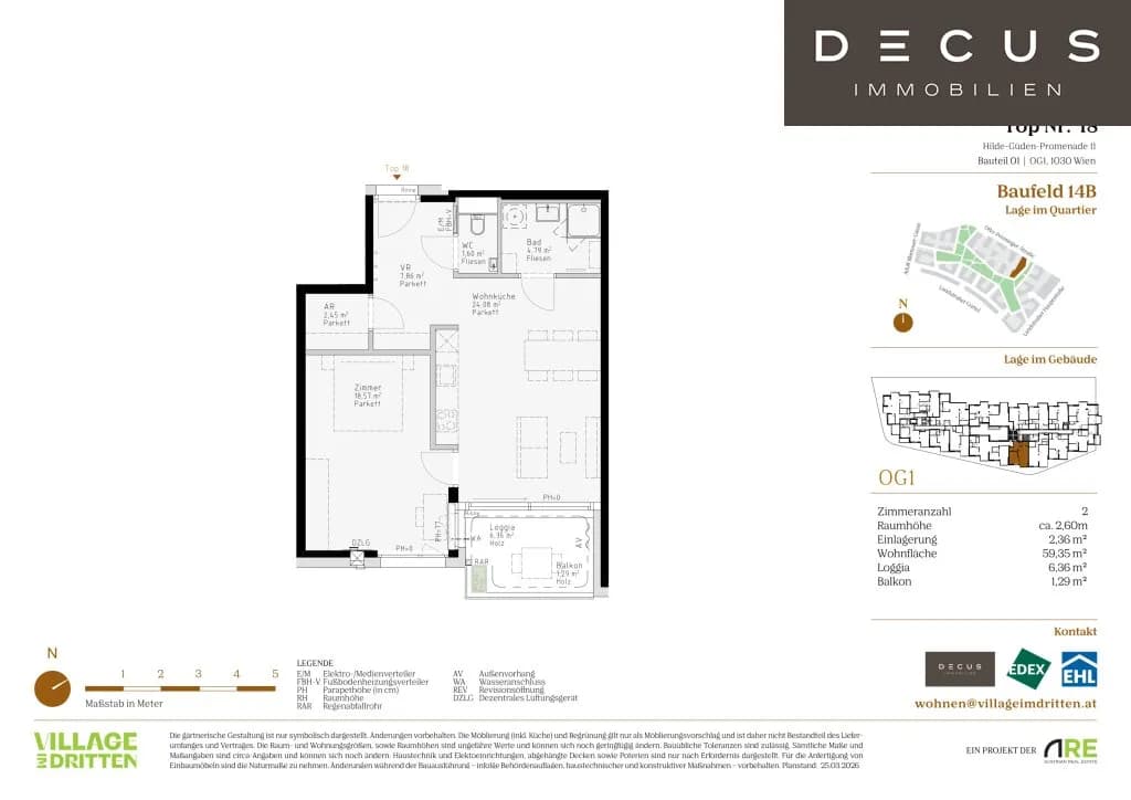Immobilie kaufen in Wien – 59,26 m², € 377.000 – Bild 6 von 6