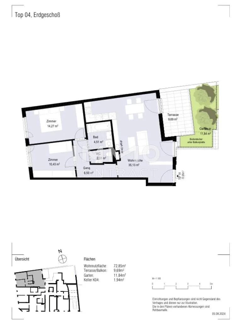 3-Zimmer-Wohnung kaufen in Wien – 72,91 m², € 519.600 – Bild 6 von 6