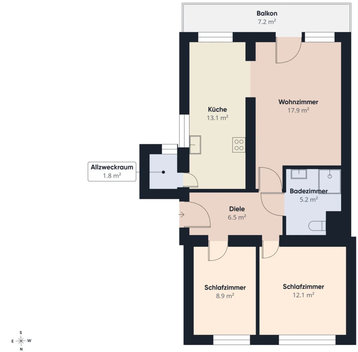 3-Zimmer-Wohnung kaufen in Graz – 67,5 m², € 289.000 – Bild 15 von 15