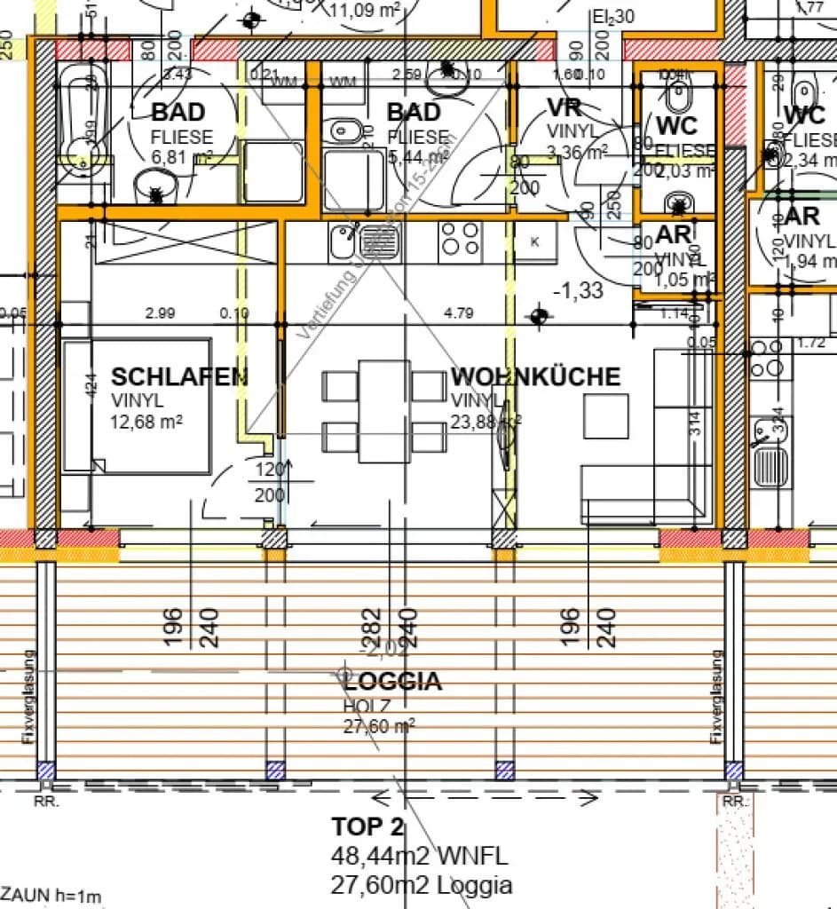 Wohnung kaufen in Ried im Innkreis – 48,44 m² – Bild 5 von 5