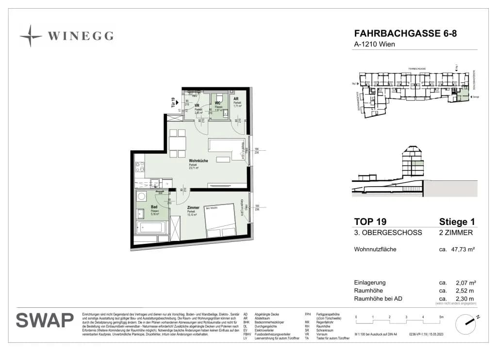 Immobilie kaufen in Wien – 47,35 m², € 291.100 – Bild 19 von 19