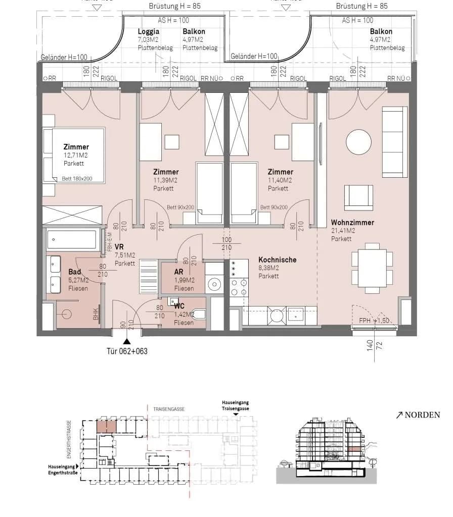 4-Zimmer-Wohnung kaufen in Wien – 80,1 m², € 558.400 – Bild 14 von 14