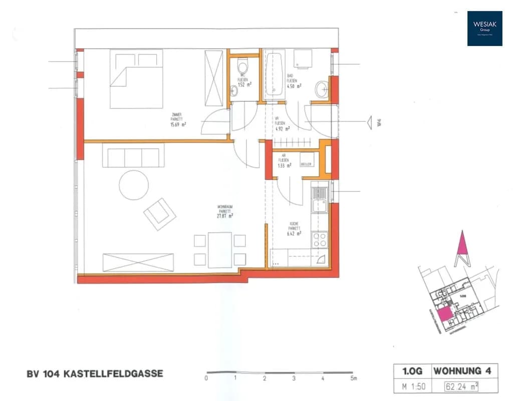 2-Zimmer-Wohnung mieten in Graz – 62 m², € 698 – Bild 11 von 11