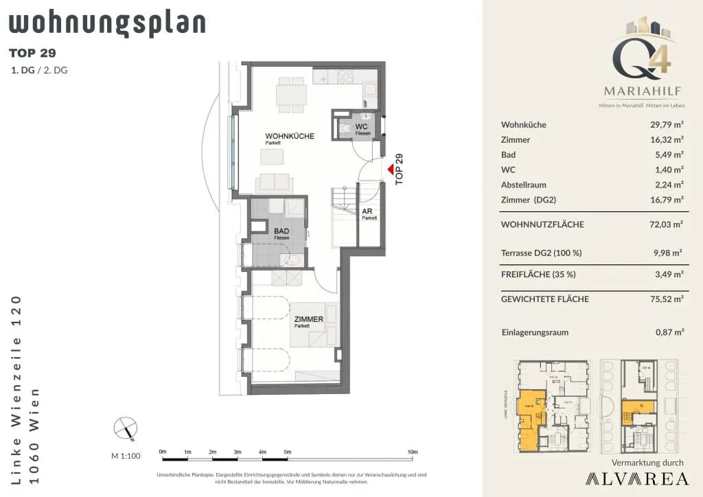 3-Zimmer-Wohnung kaufen in Wien – 72,03 m², € 620.000 – Bild 30 von 31
