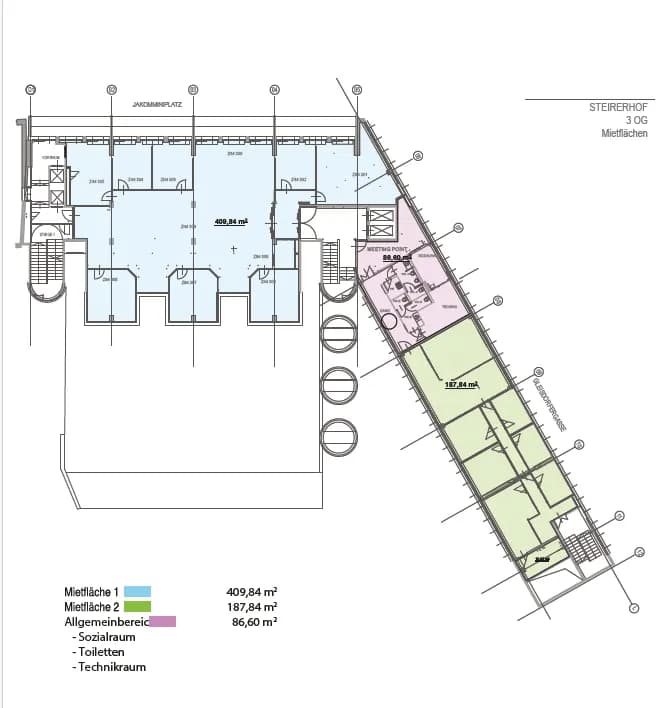 14-Zimmer-Gewerbeimmobilie mieten in Graz – 685 m², € 13 – Bild 7 von 7
