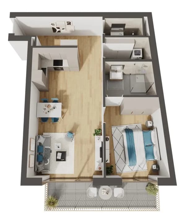 2-Zimmer-Wohnung kaufen in Graz – 64 m², € 458.000 – Bild 1 von 13