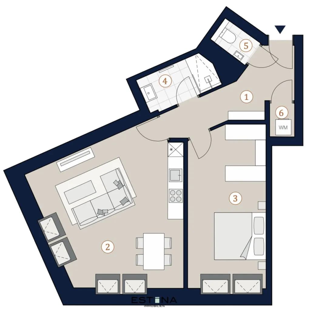 2-Zimmer-Wohnung kaufen in Wien – 63,8 m², € 639.000 – Bild 9 von 9