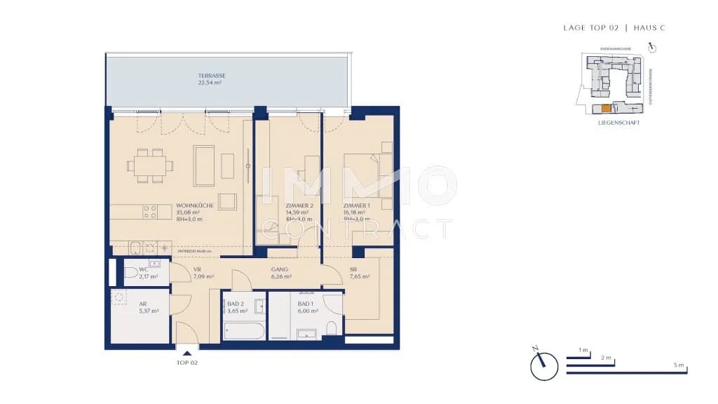 3-Zimmer-Wohnung kaufen in Wien – 104,04 m², € 659.000 – Bild 11 von 11