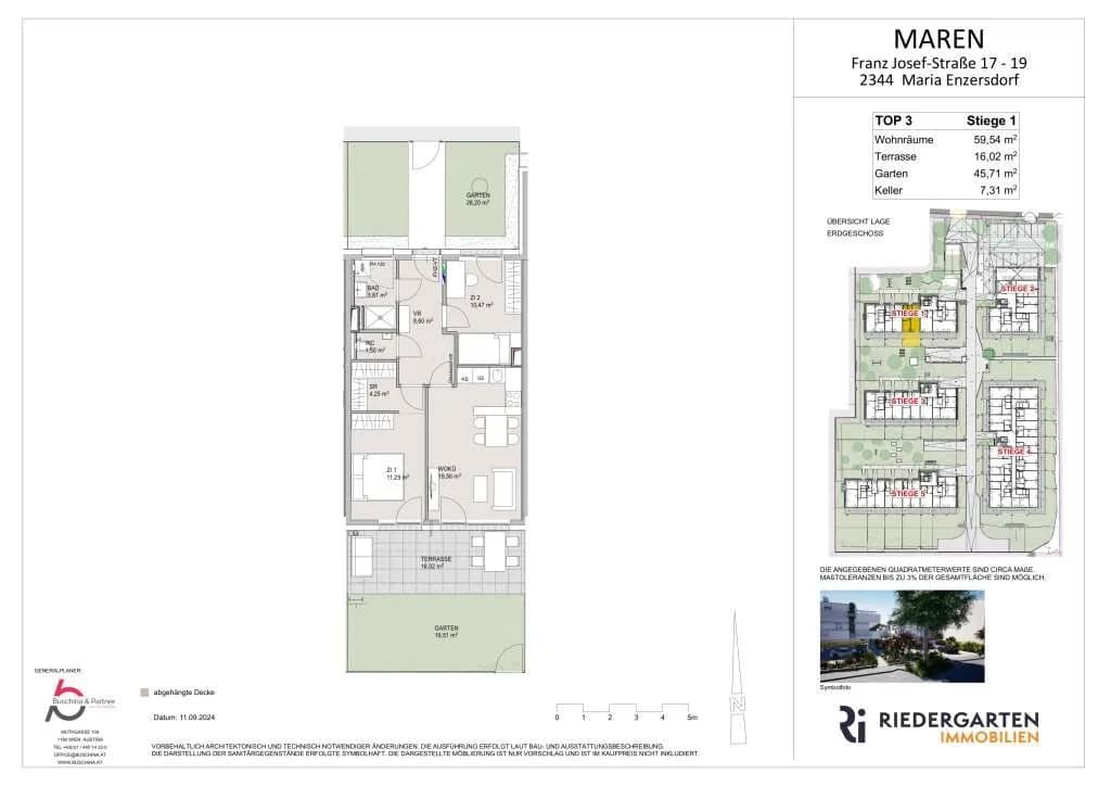 3-Zimmer-Wohnung kaufen in Mödling – 59,59 m², € 419.000 – Bild 19 von 23