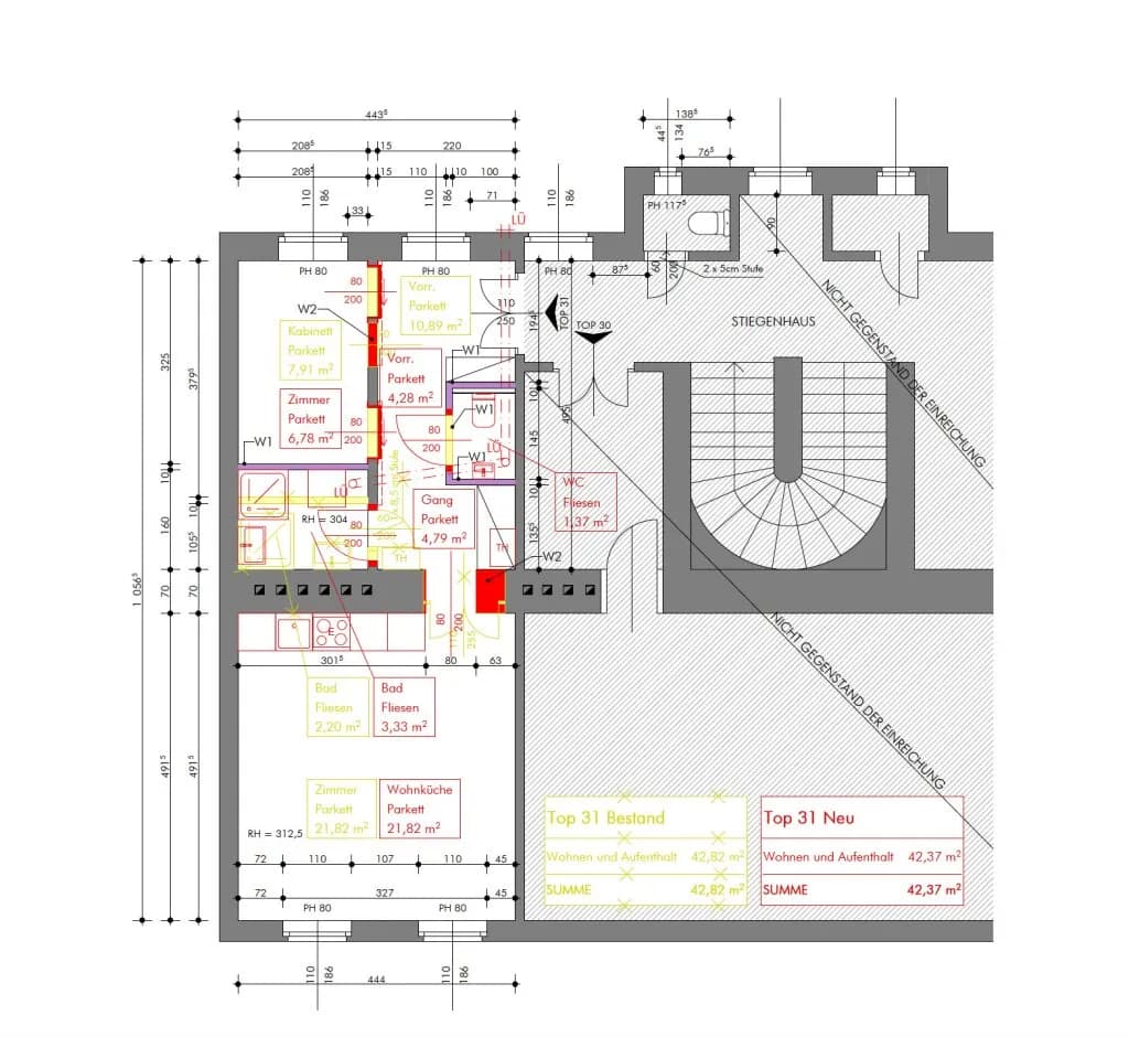 2-Zimmer-Wohnung kaufen in Wien – 43,21 m², € 399.000 – Bild 13 von 13