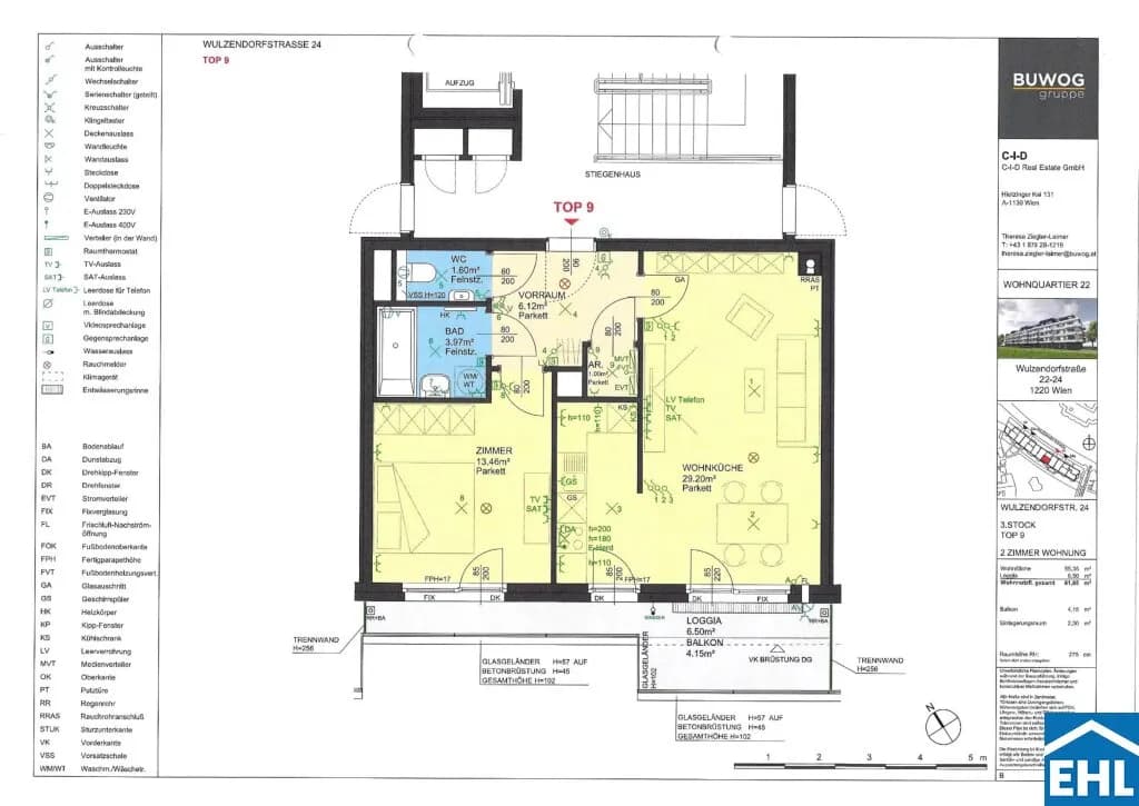 2-Zimmer-Wohnung mieten in Wien – 46,34 m², € 1.045 – Bild 14 von 14