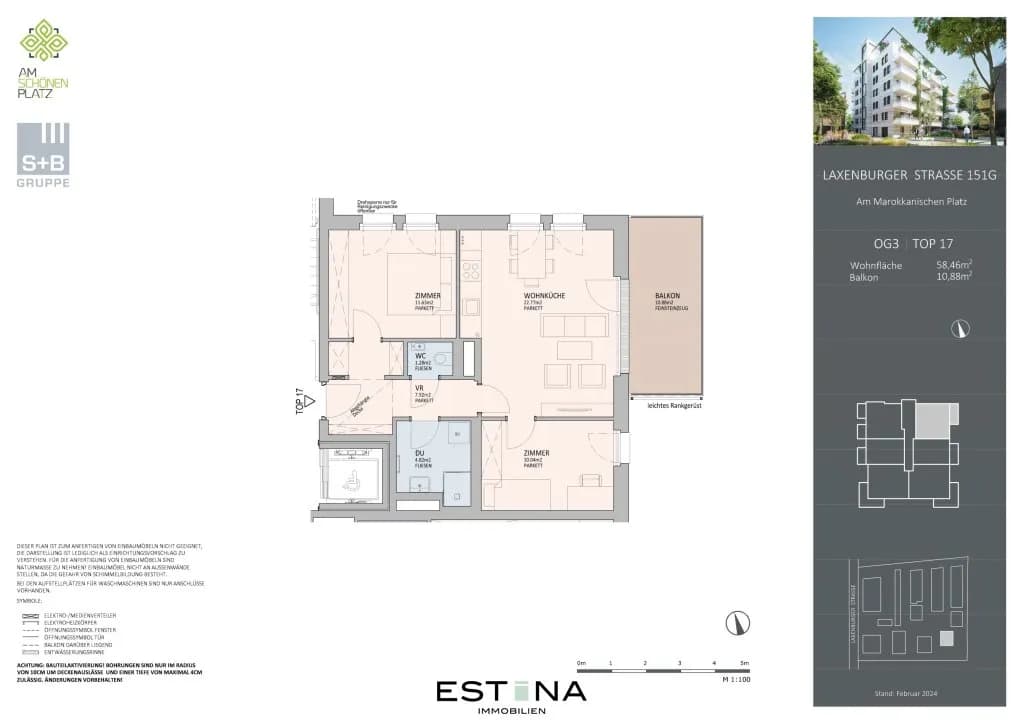 3-Zimmer-Wohnung kaufen in Wien – 58,42 m², € 590.000 – Bild 7 von 8