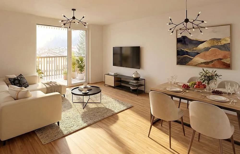 2-Zimmer-Wohnung mieten in Schwaz – 59,25 m², € 1.430 – Bild 2 von 6