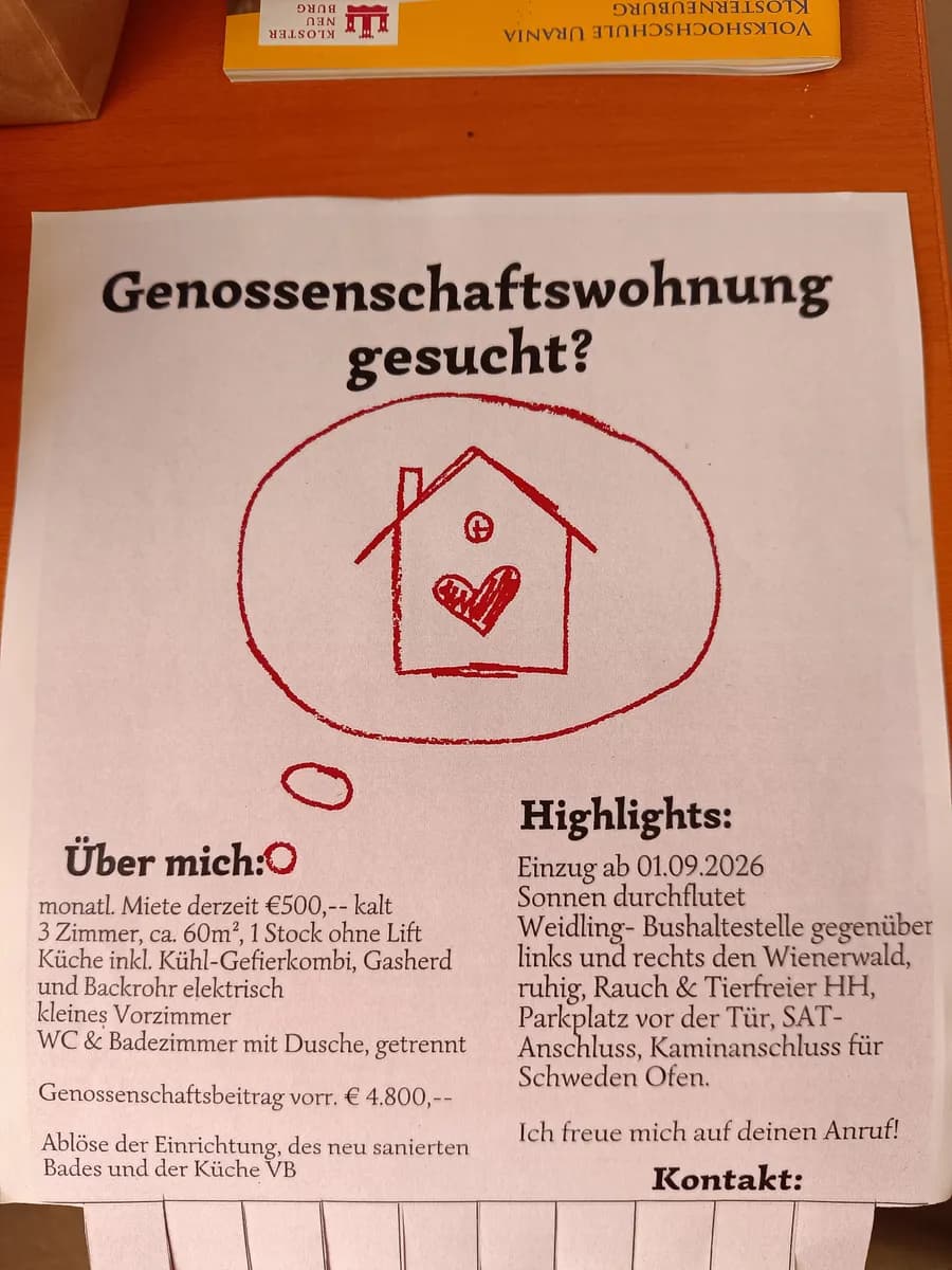3-Zimmer-Wohnung mieten in Tulln – 58 m², € 500 – Bild 38 von 38