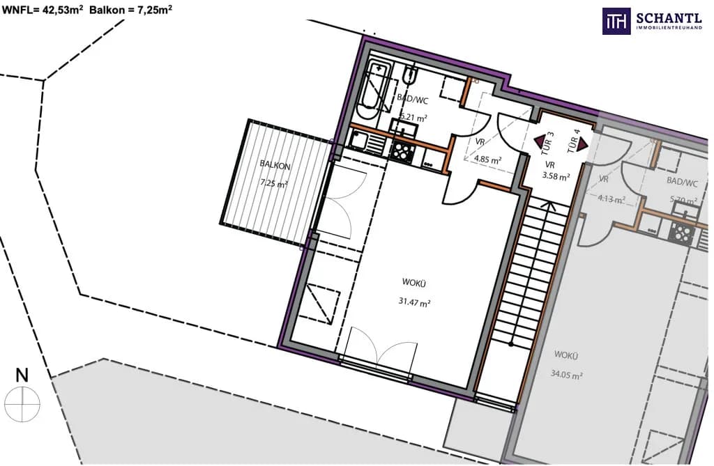 1-Zimmer-Immobilie kaufen in Wien – 42,53 m², € 206.900 – Bild 15 von 15