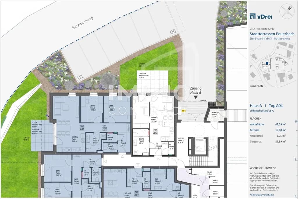 1-Zimmer-Wohnung kaufen in Grieskirchen – 42,59 m², € 209.147 – Bild 12 von 13