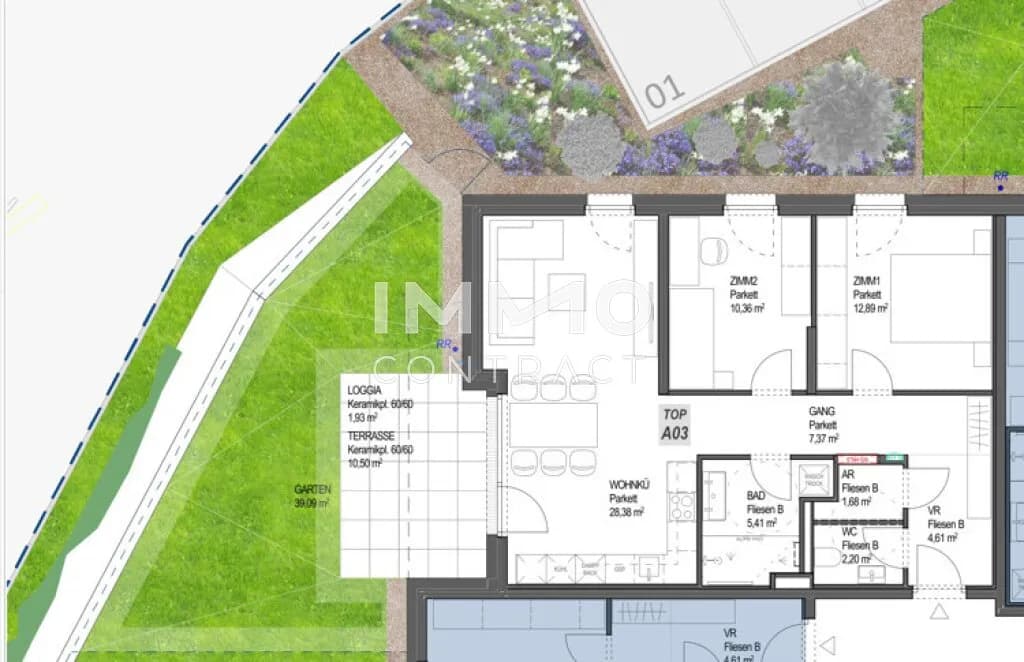 3-Zimmer-Wohnung kaufen in Grieskirchen – 72,9 m², € 353.228 – Bild 15 von 16