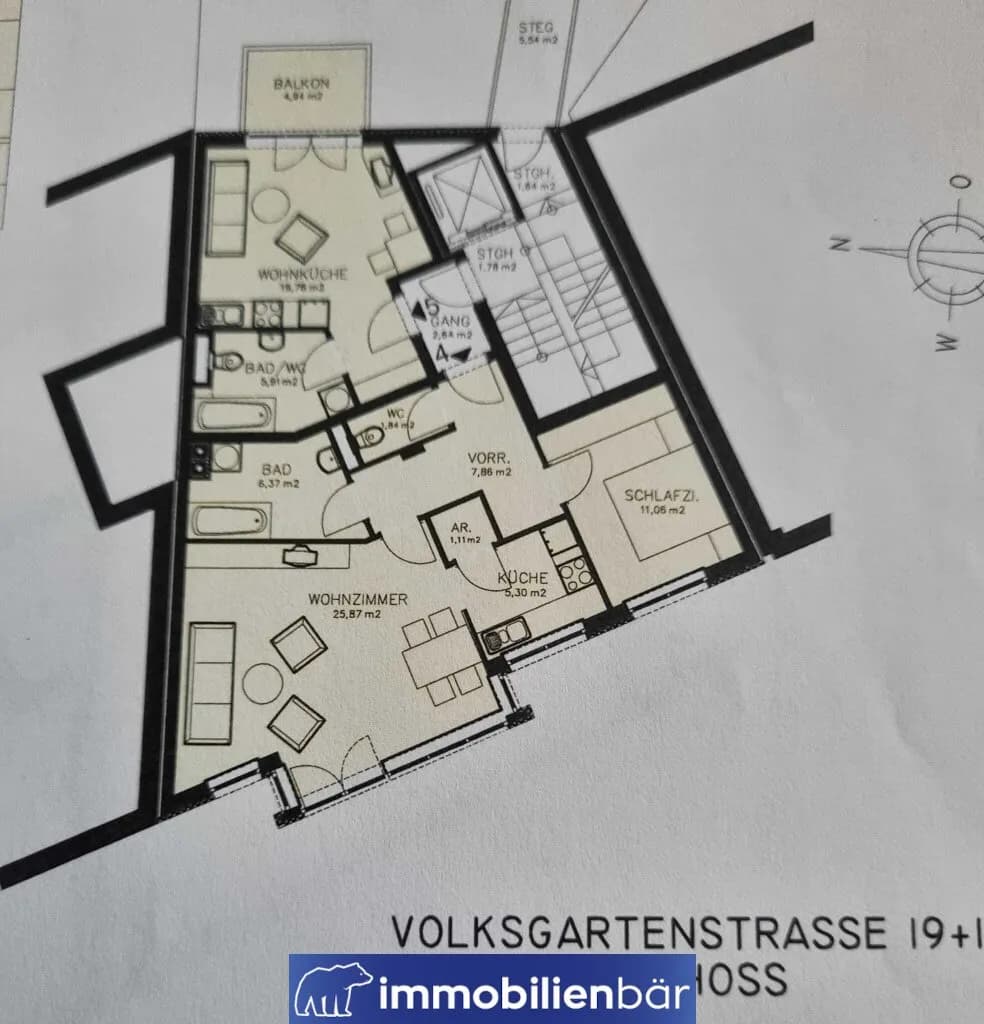 2-Zimmer-Wohnung mieten in Linz – 59,4 m², € 789 – Bild 11 von 11