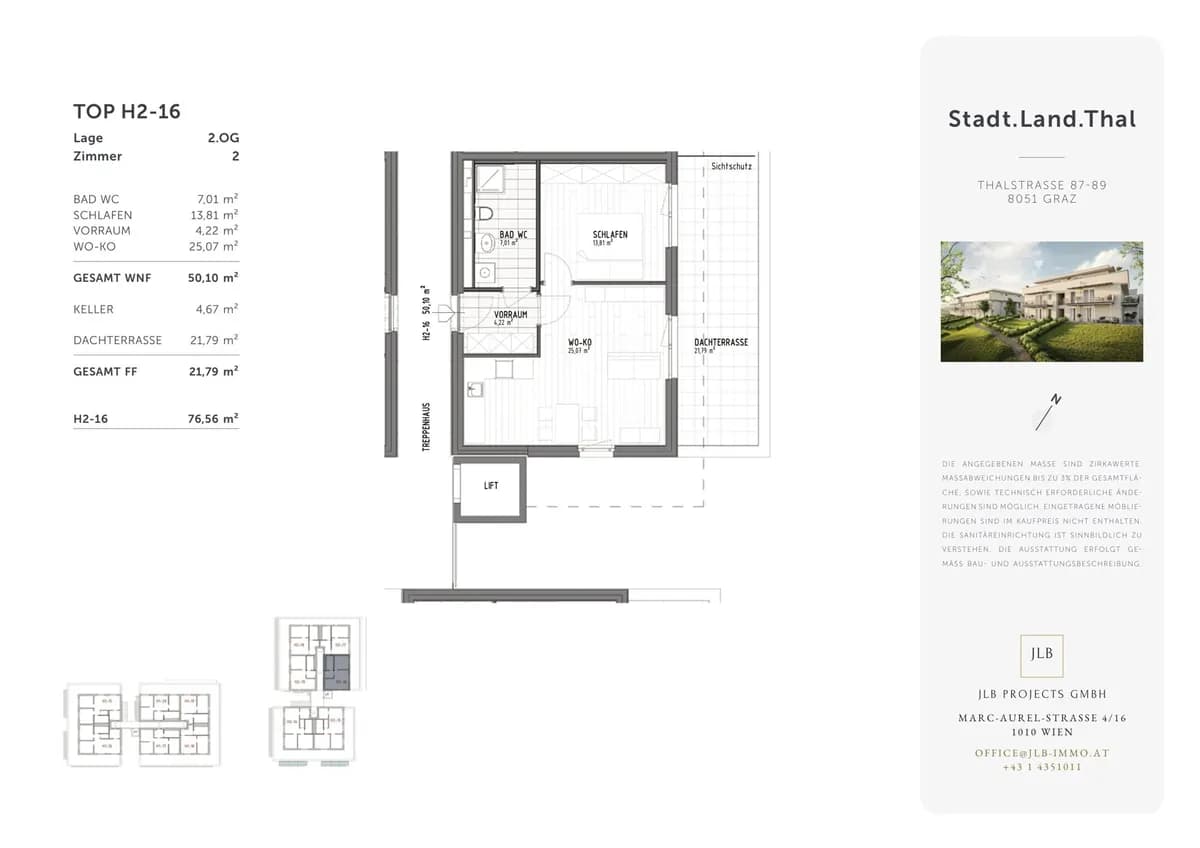 2-Zimmer-Wohnung kaufen in Graz – 49,74 m², € 194.289 – Bild 2 von 9