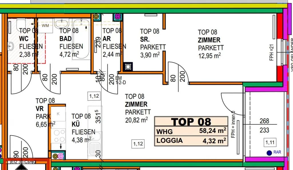 2-Zimmer-Wohnung kaufen in Gänserndorf – 63,51 m², € 324.000 – Bild 25 von 25