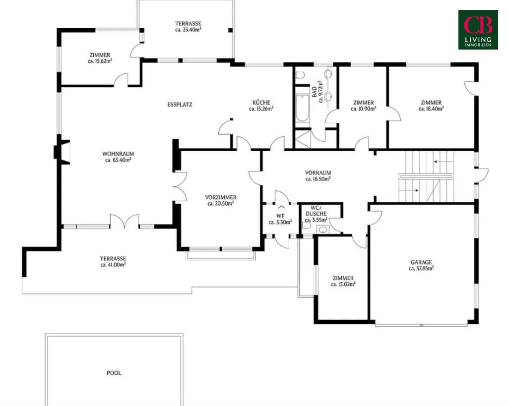 16-Zimmer-Immobilie kaufen in Wien – 462 m², € 2.595.000 – Bild 31 von 32