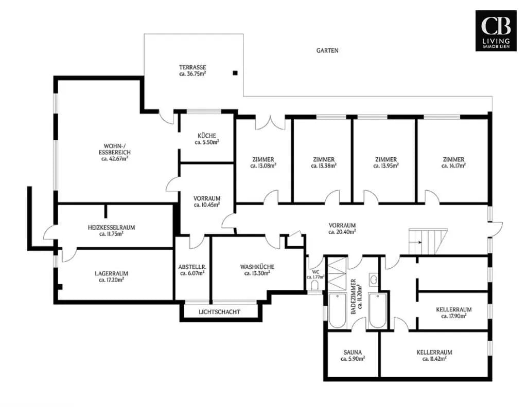 16-Zimmer-Immobilie kaufen in Wien – 462 m², € 2.595.000 – Bild 32 von 32