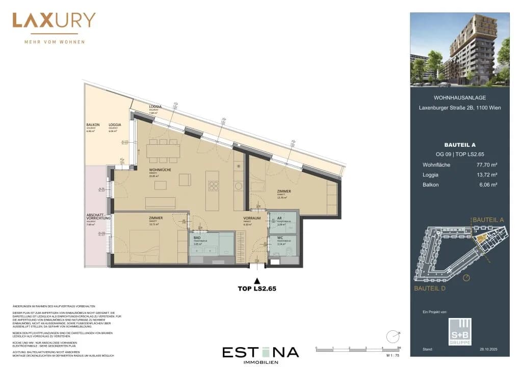 3-Zimmer-Wohnung kaufen in Wien – 77,8 m², € 790.000 – Bild 15 von 16