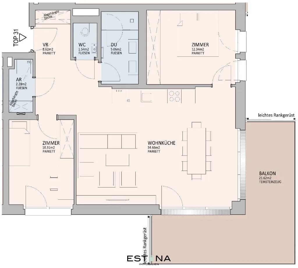 3-Zimmer-Wohnung kaufen in Wien – 74,8 m², € 740.000 – Bild 9 von 9