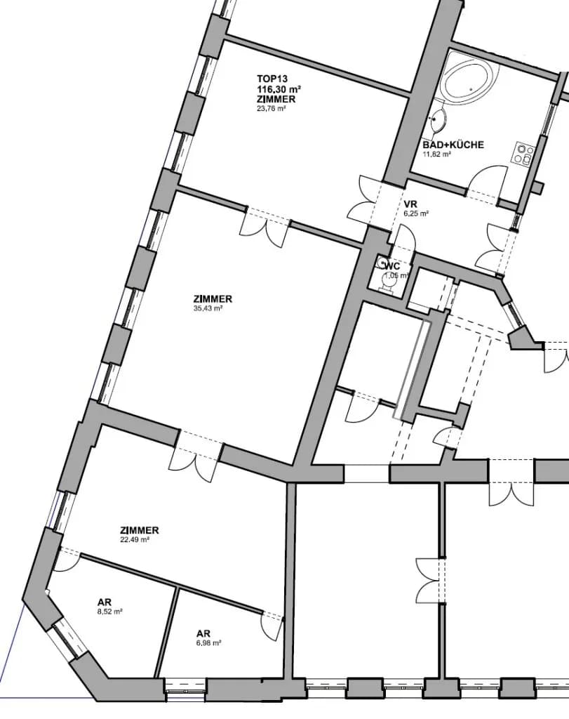 3-Zimmer-Wohnung kaufen in Wien – 116,3 m², € 292.500 – Bild 13 von 13
