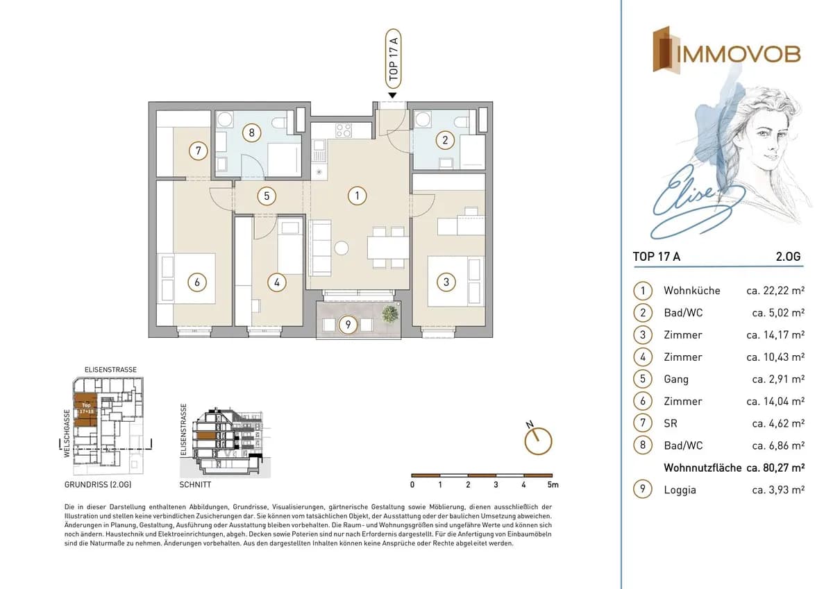 4-Zimmer-Wohnung kaufen in Wien – 80,27 m², € 618.870 – Bild 4 von 12