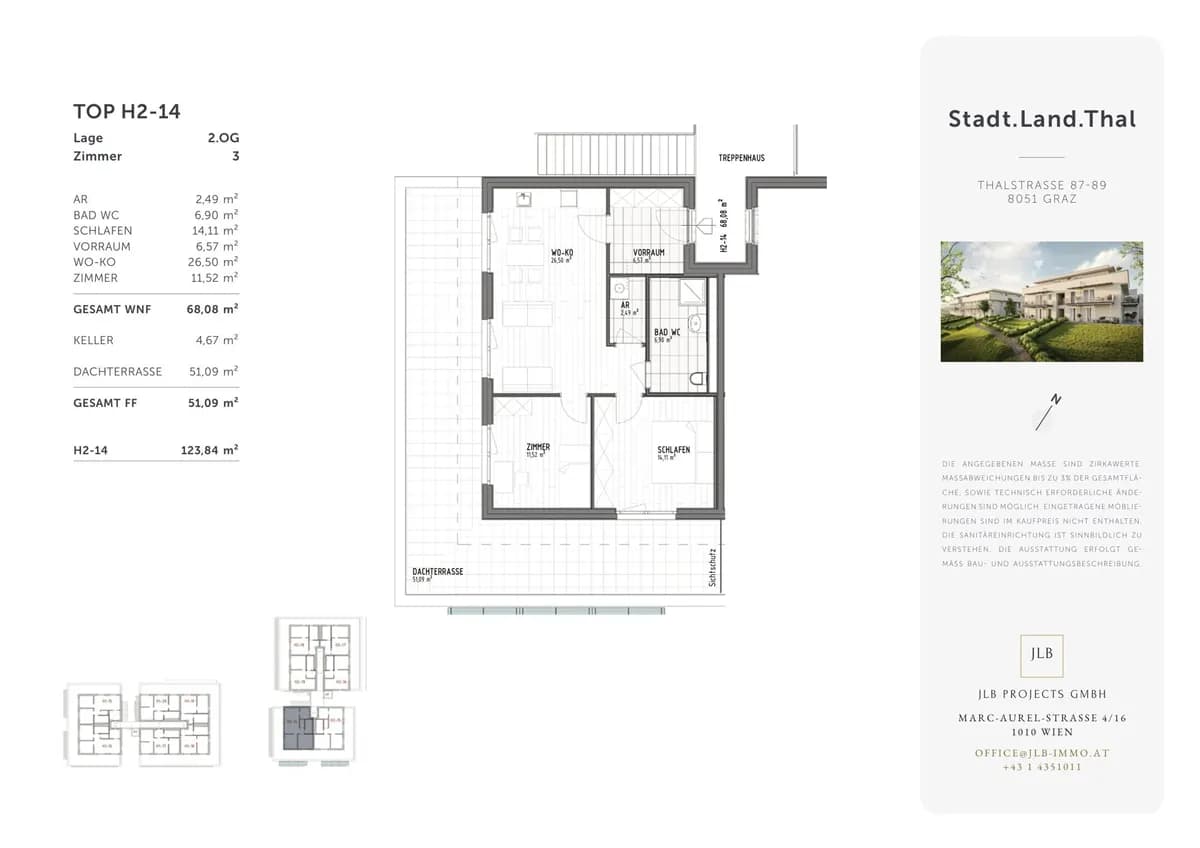 3-Zimmer-Wohnung kaufen in Graz – 68,44 m², € 264.145 – Bild 2 von 9