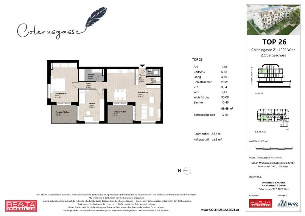 3-Zimmer-Wohnung kaufen in Wien – 86,7 m², € 545.000 – Bild 10 von 10