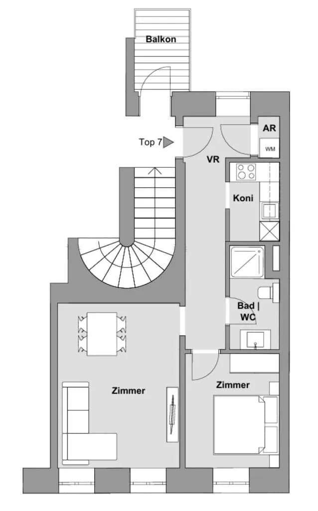 2-Zimmer-Wohnung kaufen in Wien – 48,42 m², € 410.000 – Bild 9 von 9