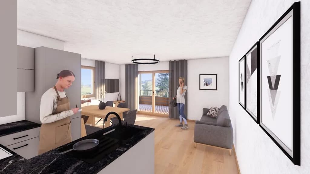 2-Zimmer-Wohnung kaufen in Liezen – 53,83 m², € 387.576 – Bild 5 von 7