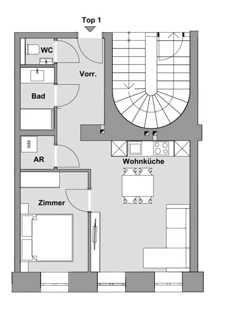 2-Zimmer-Wohnung kaufen in Wien – 43,35 m², € 299.000 – Bild 7 von 7