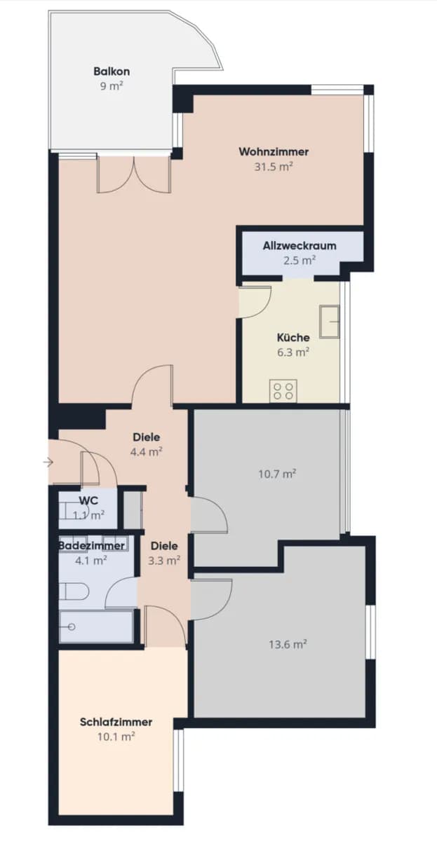 4-Zimmer-Wohnung kaufen in Klagenfurt – 92 m², € 369.000 – Bild 16 von 16