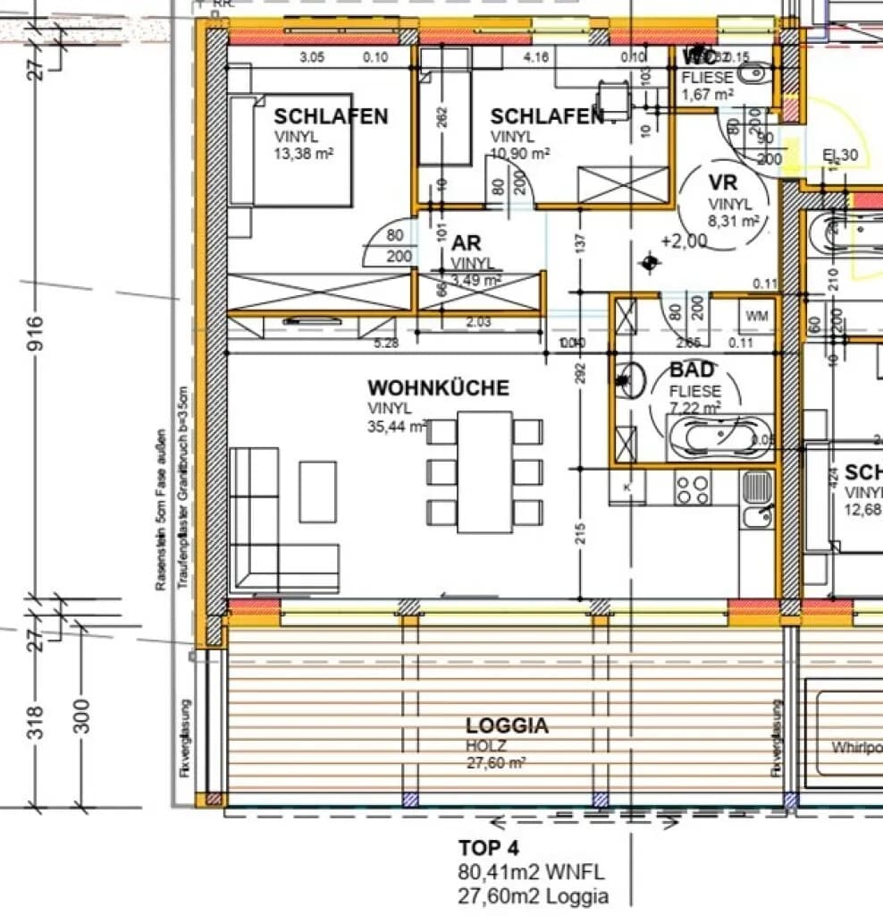 Wohnung kaufen in Ried im Innkreis – 80,41 m² – Bild 6 von 6