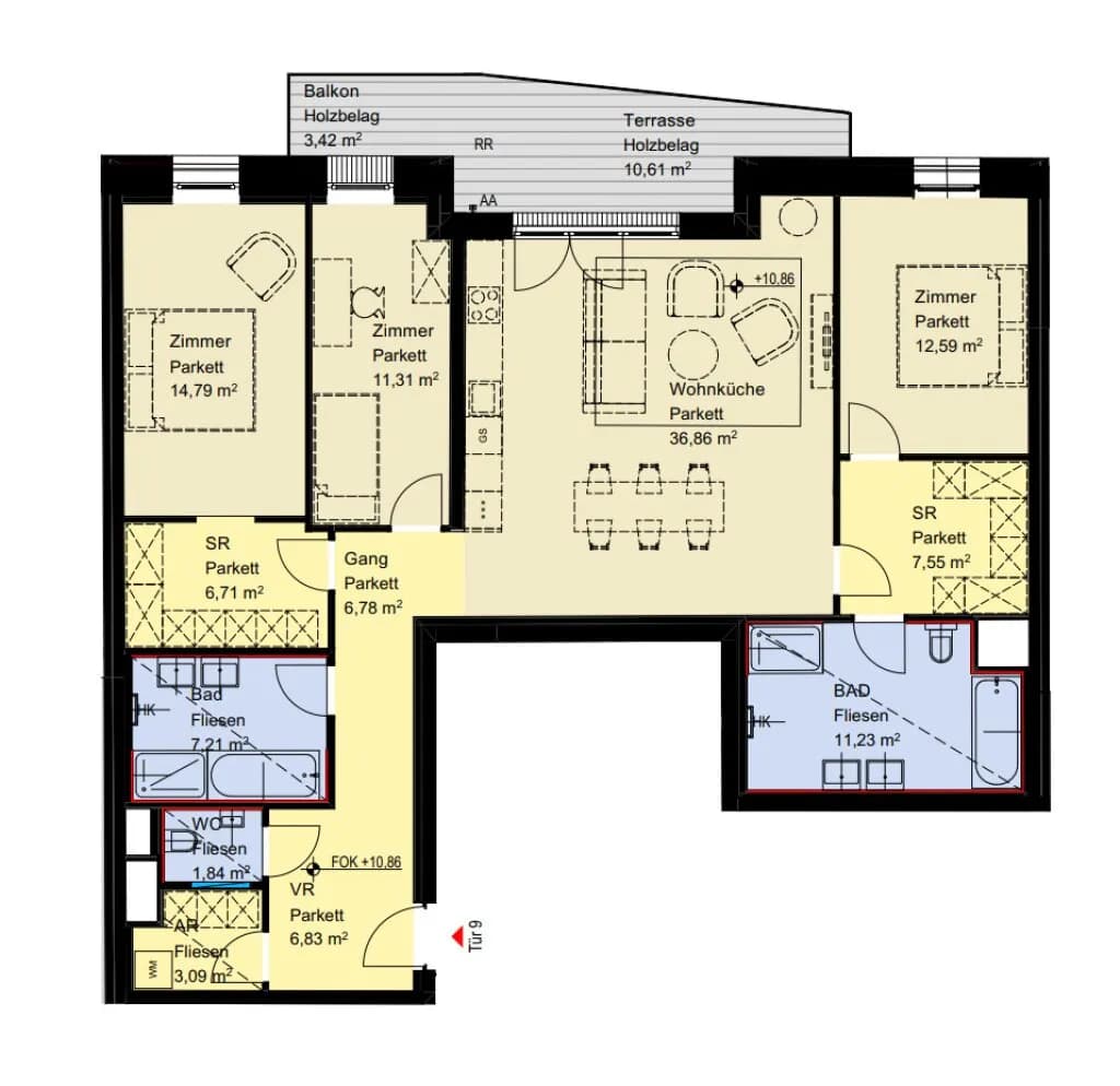 4-Zimmer-Wohnung kaufen in Wien – 126,78 m², € 948.900 – Bild 29 von 29
