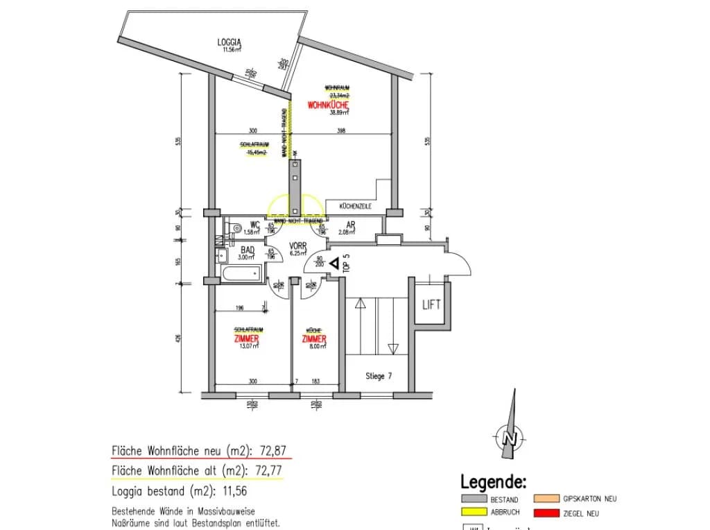 3-Zimmer-Wohnung kaufen in Wien – 72,87 m², € 489.000 – Bild 19 von 19