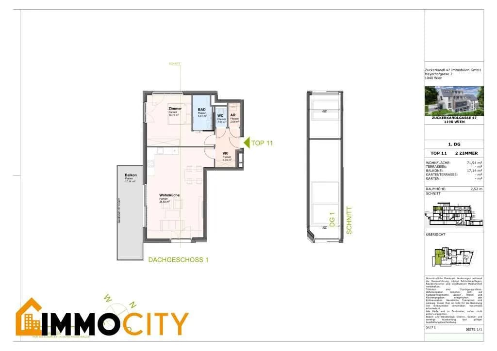 2-Zimmer-Wohnung kaufen in Wien – 71,94 m², € 649.000 – Bild 42 von 44