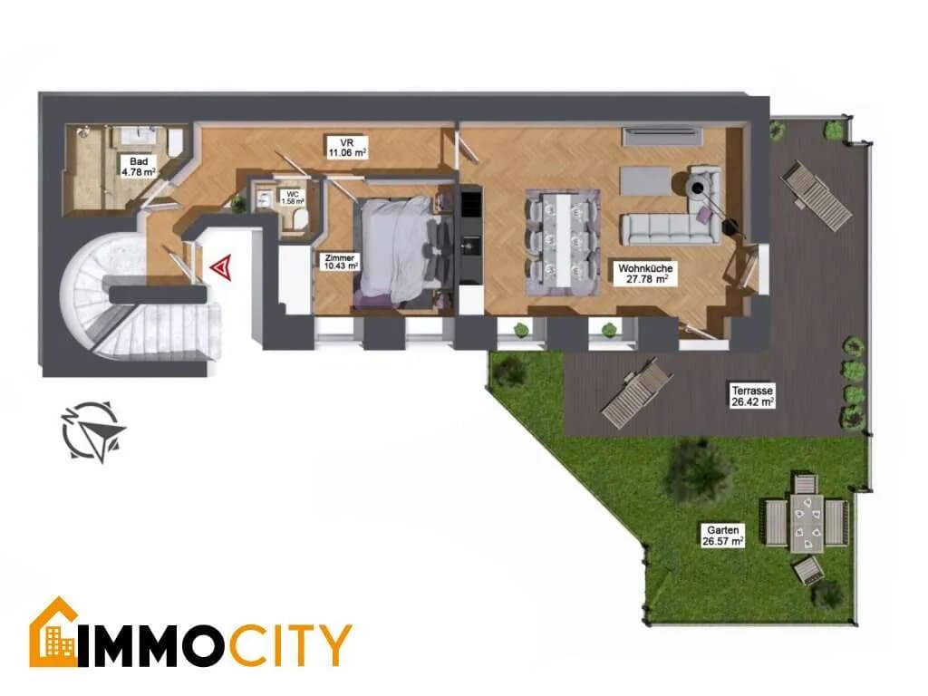 2-Zimmer-Wohnung kaufen in Wien – 55,63 m², € 499.000 – Bild 30 von 32