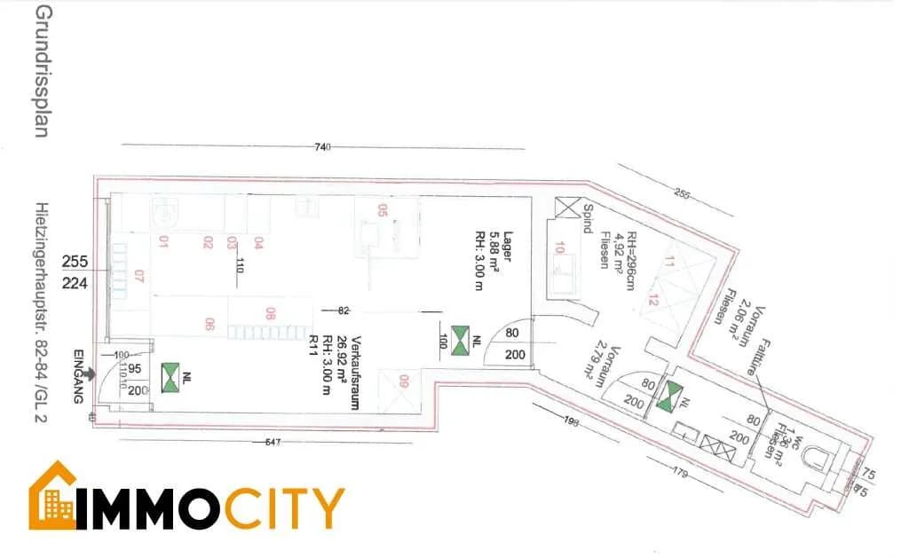 Gewerbeimmobilie kaufen in Wien – 41 m², € 259.000 – Bild 2 von 2