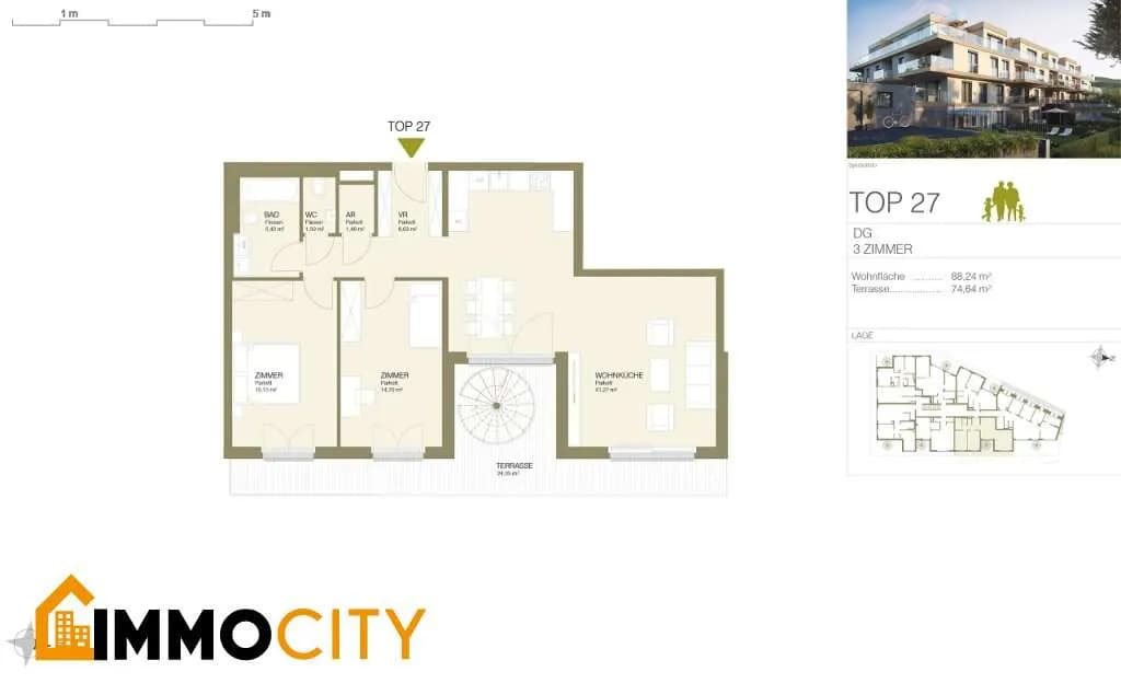 3-Zimmer-Wohnung kaufen in Wien – 88,24 m², € 1.099.000 – Bild 41 von 42