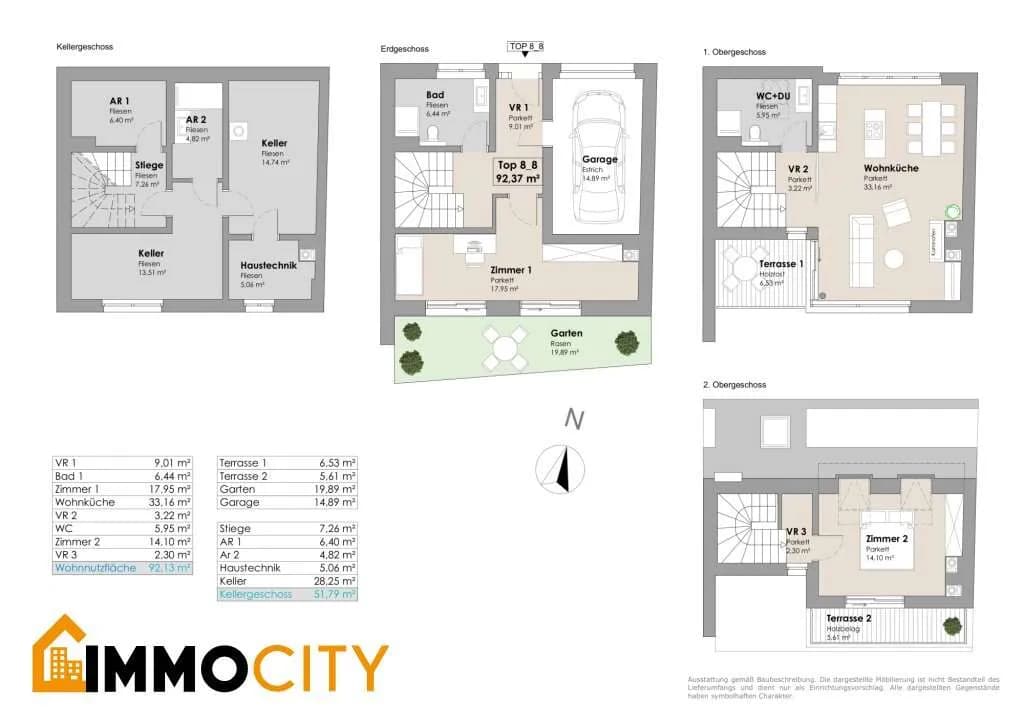 3-Zimmer-Haus kaufen in Wien – 92,13 m², € 599.000 – Bild 7 von 8