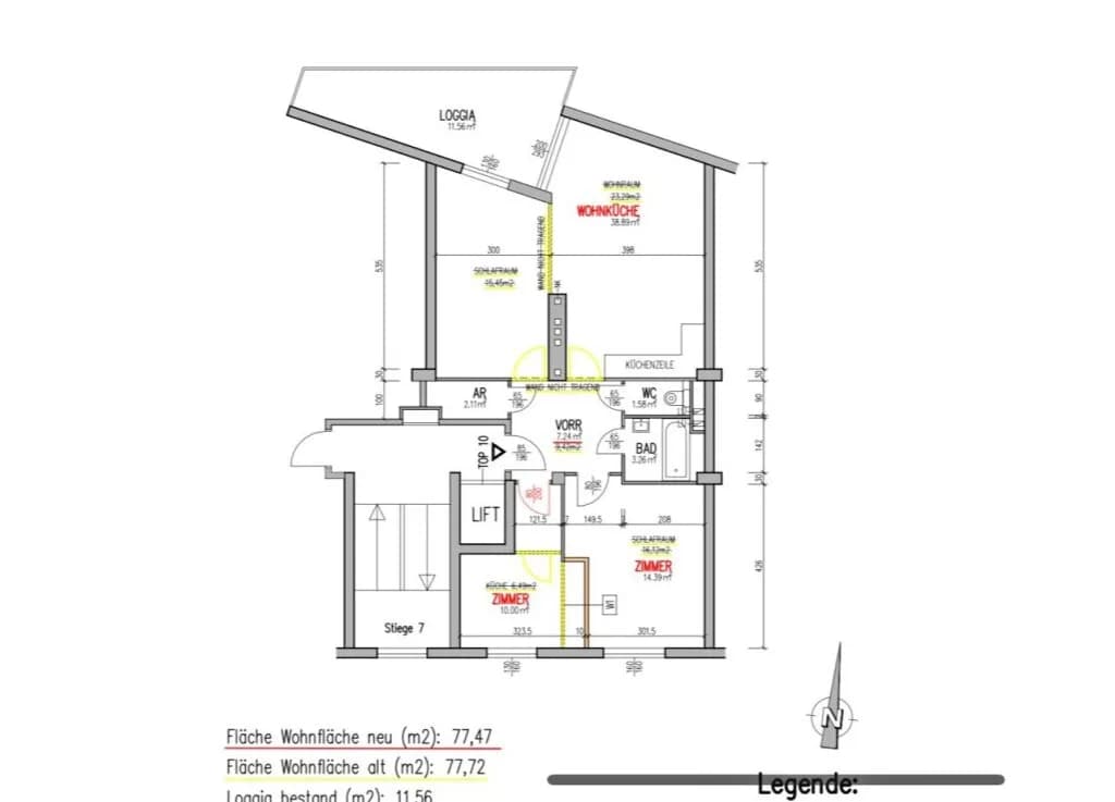 3-Zimmer-Wohnung kaufen in Wien – 77,47 m², € 529.000 – Bild 19 von 19