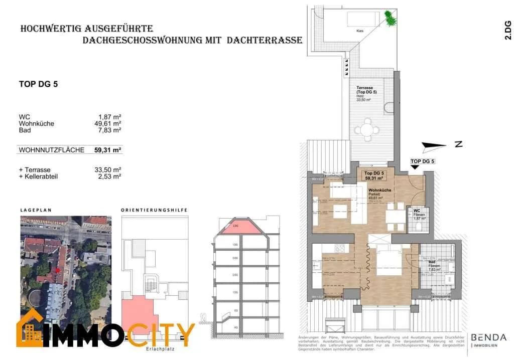 2-Zimmer-Wohnung kaufen in Wien – 59,31 m², € 499.000 – Bild 26 von 26