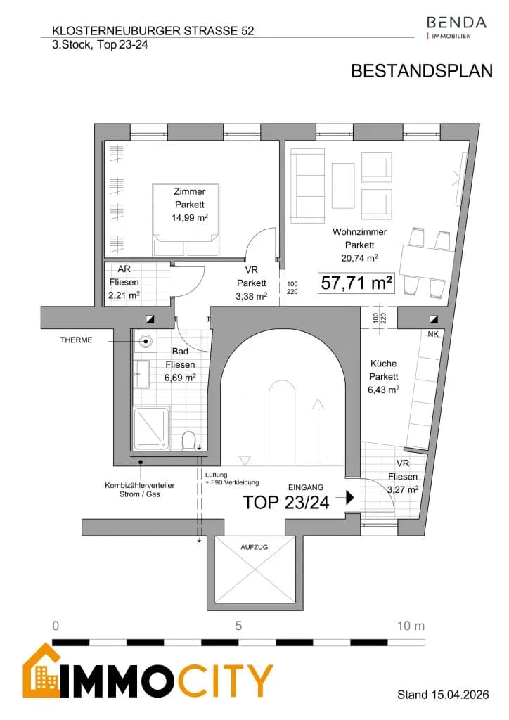 2-Zimmer-Wohnung kaufen in Wien – 57,71 m², € 288.000 – Bild 28 von 28